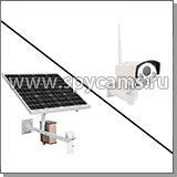 Комплект камеры видеонаблюдения на солнечных батареях Link Solar NC47G-60W-40AH 